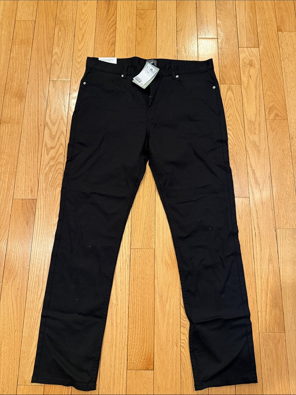 H&M Men's Black Straight Trousers